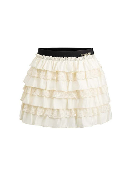 Sweet A-Line Cake Mini Skirt