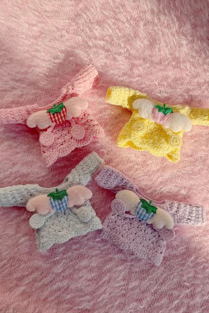 Herbst-Engel gestrickte Haarspange