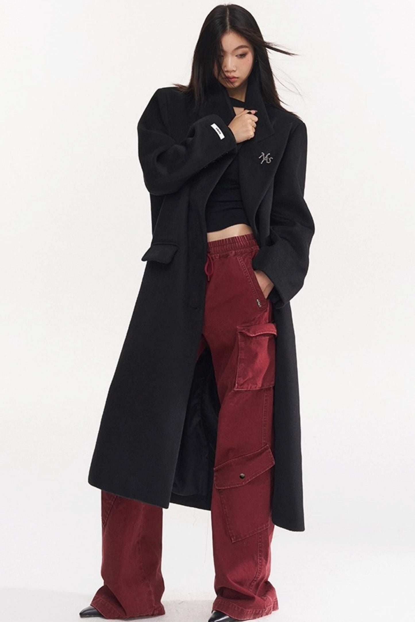 Red Vintage Cargo Pants