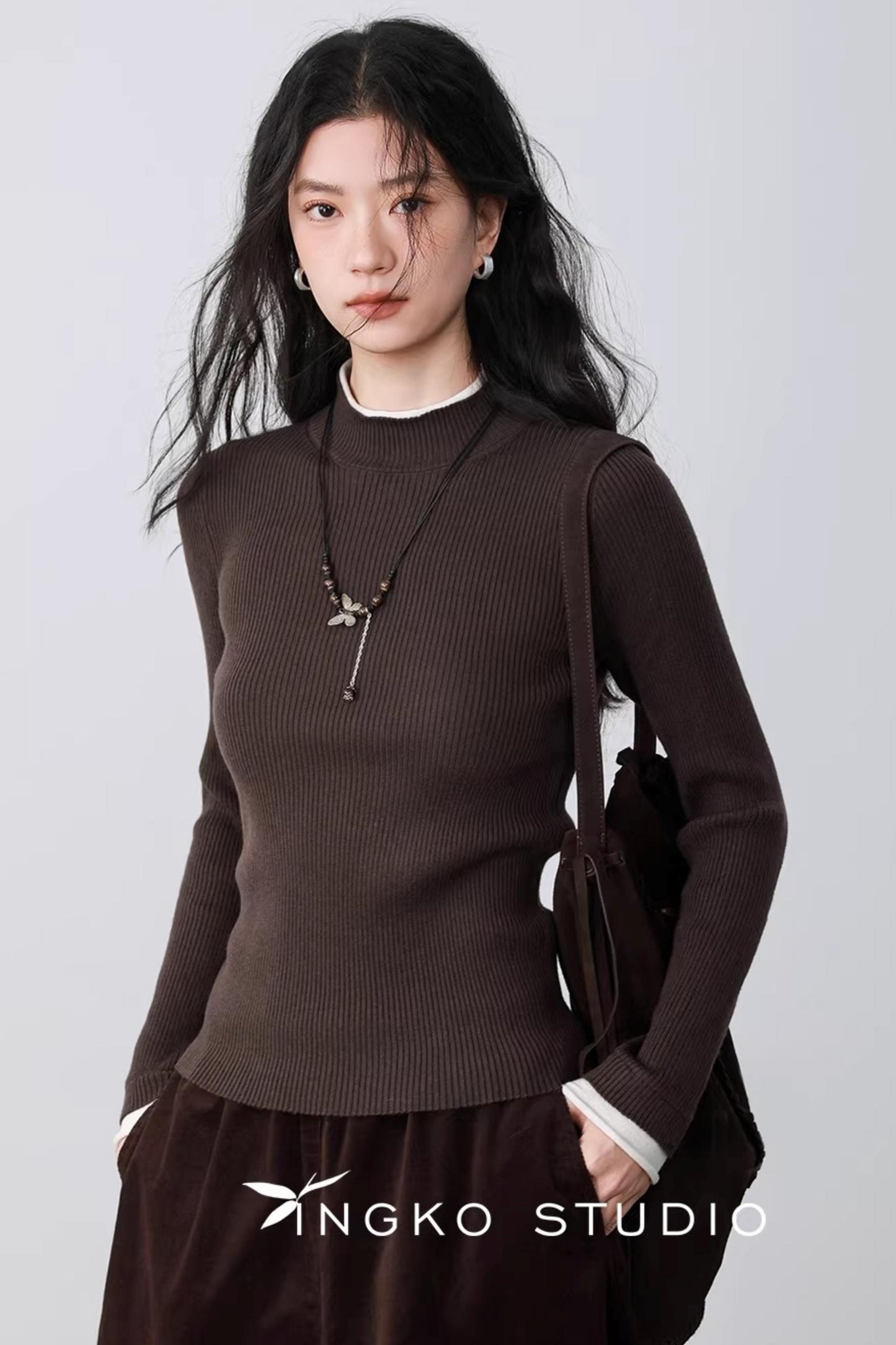 Autumn Leaf Color-Block Sweater