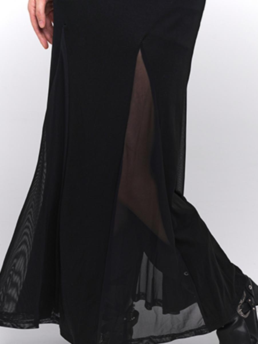 Dark Style Unique Halterneck Dress