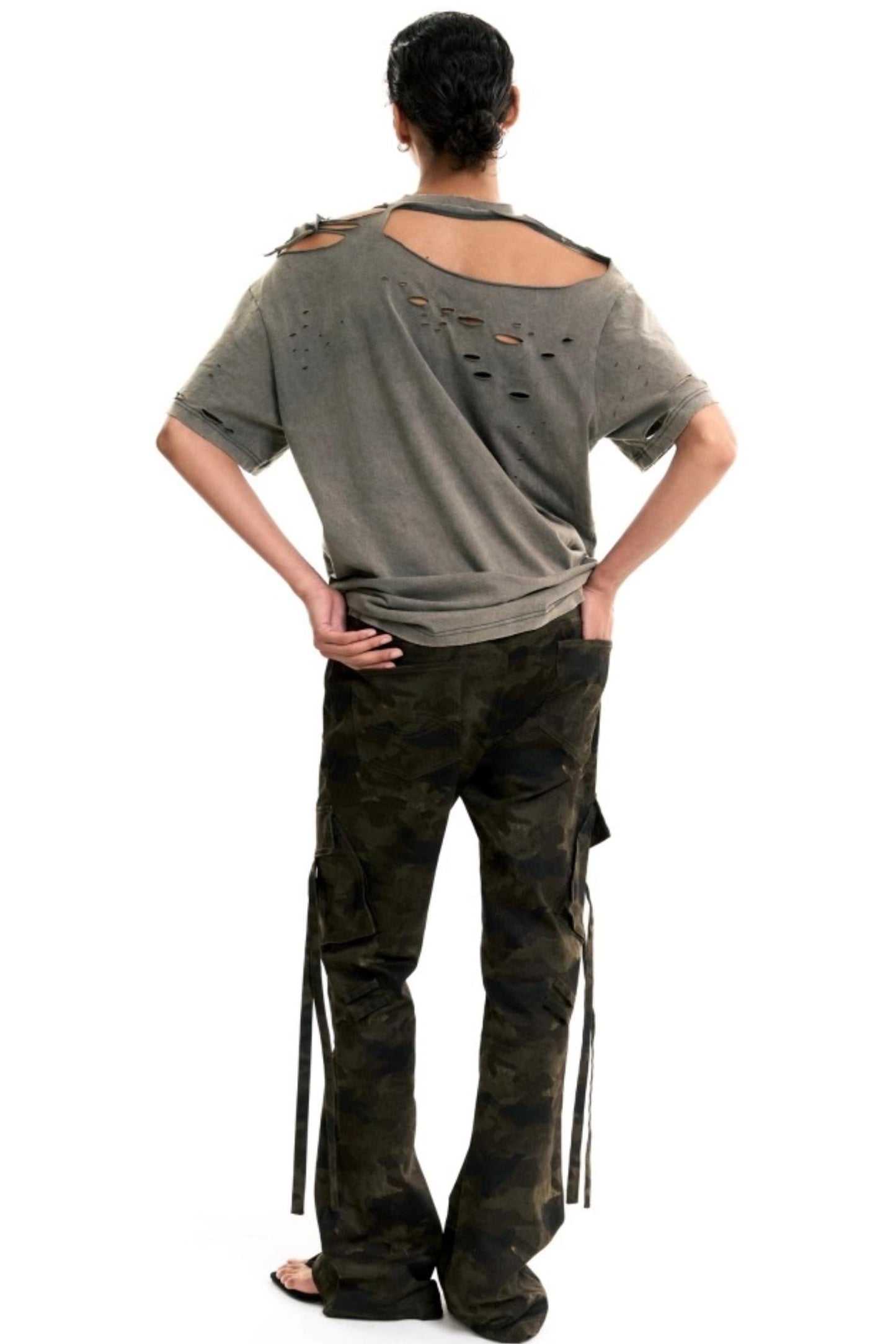 Spoiled Aesthetic Distressed Baggy T-shirt