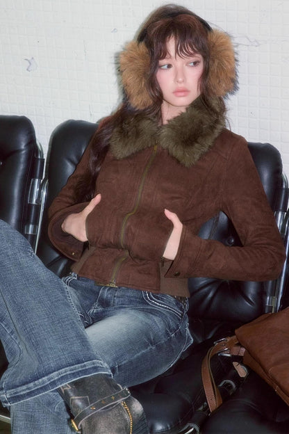 Winter Fur Collar Jacket