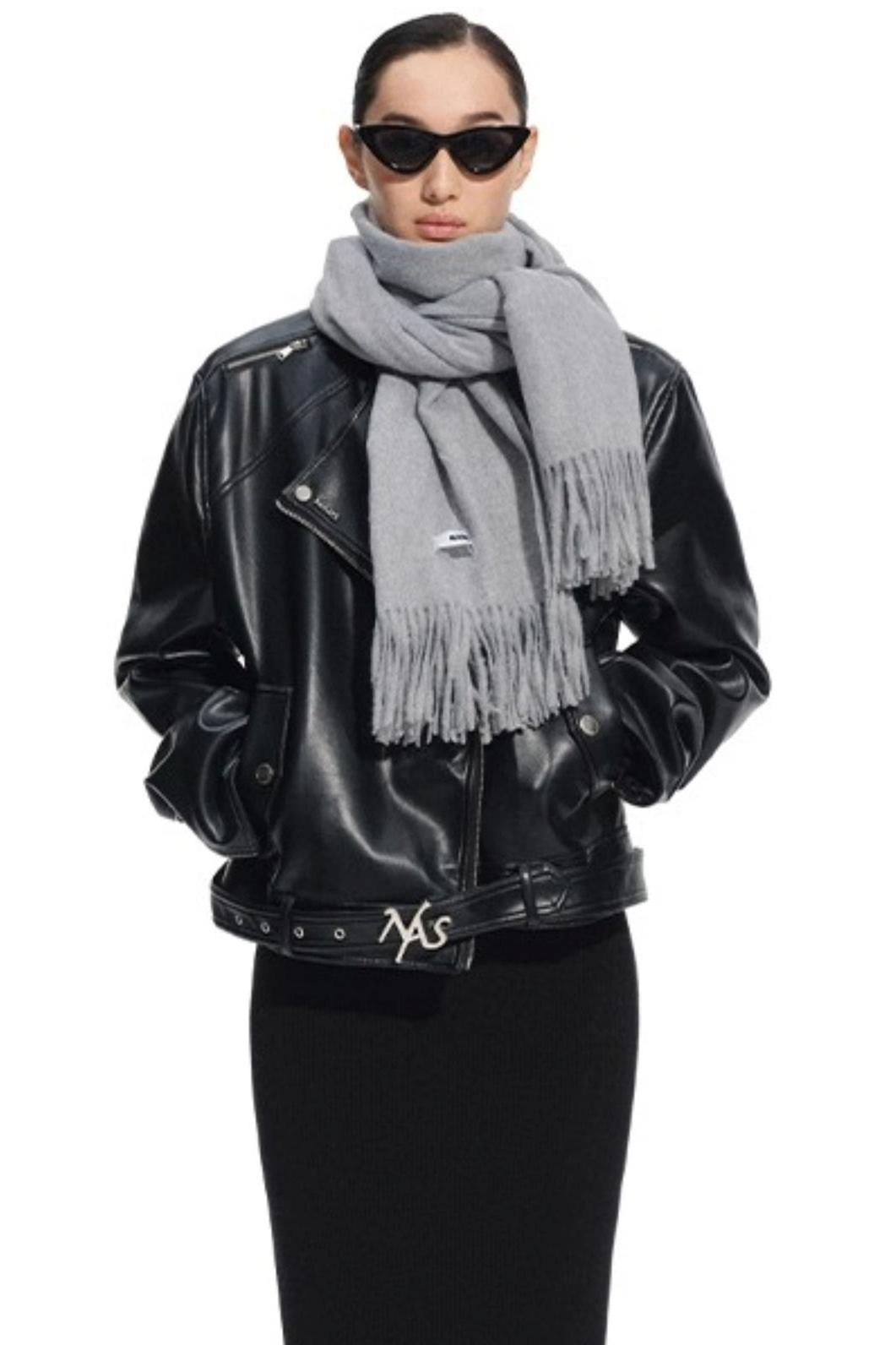 Classic Fringe Wool Shawl