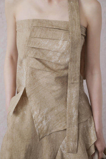 Oat-Dyed Lotus Leaf Ribbon Set