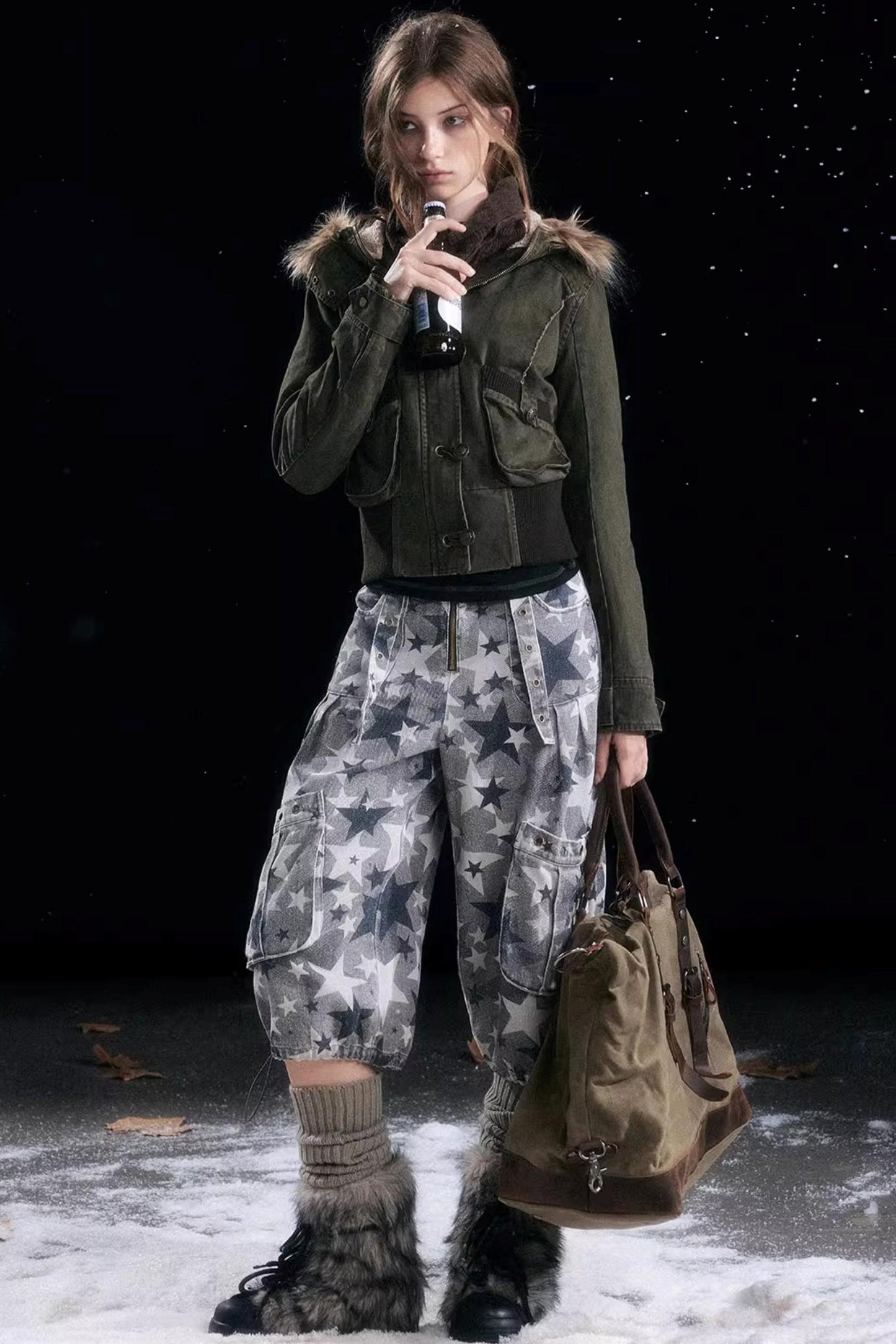 Star Vintage Camouflage Cargo Pants