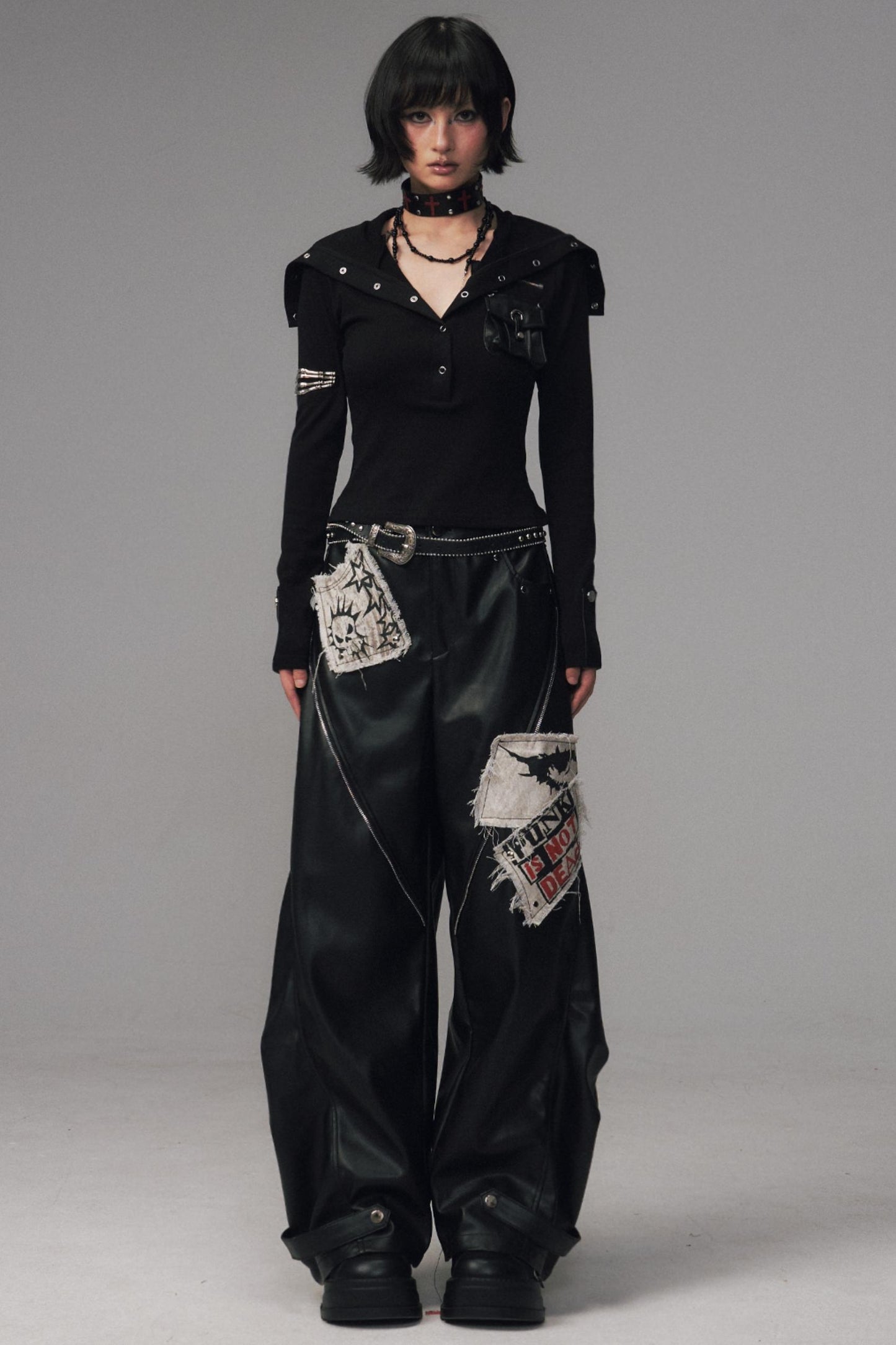 Lost Split Leather Pants