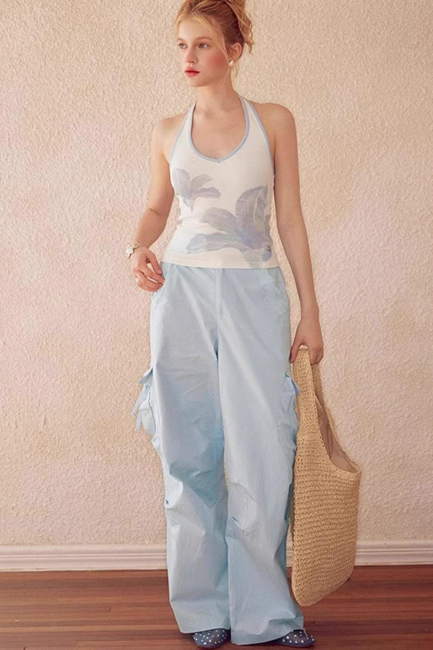 Sunset Floral V-Neck Camisole