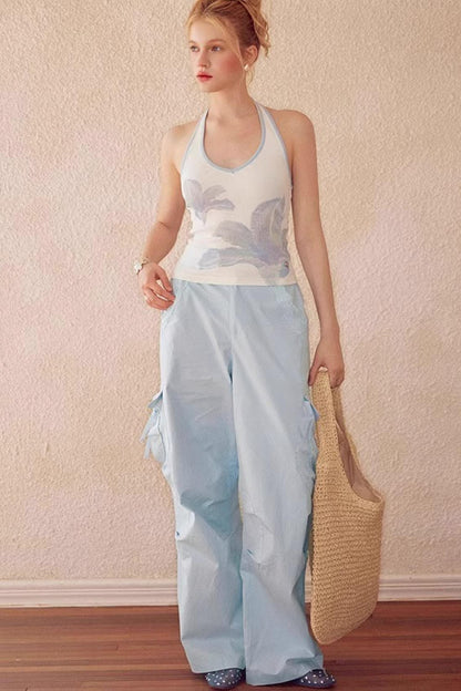 Sunset Floral V-Neck Camisole