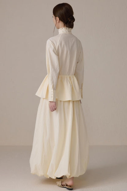 Romantic Cloud A-Line Skirt