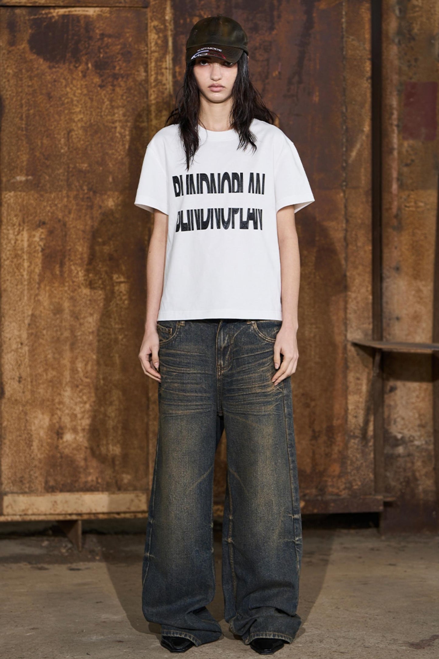 Yellow Distressed Jeans