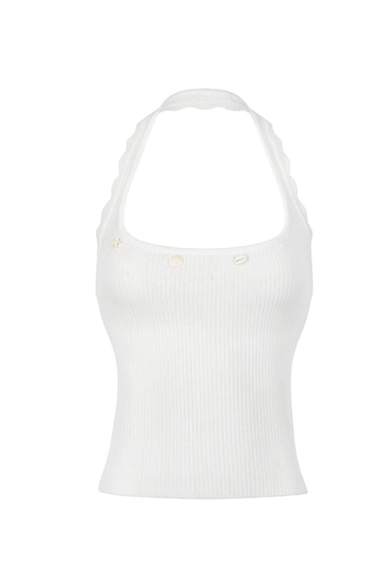 Summer Shell Halter Top