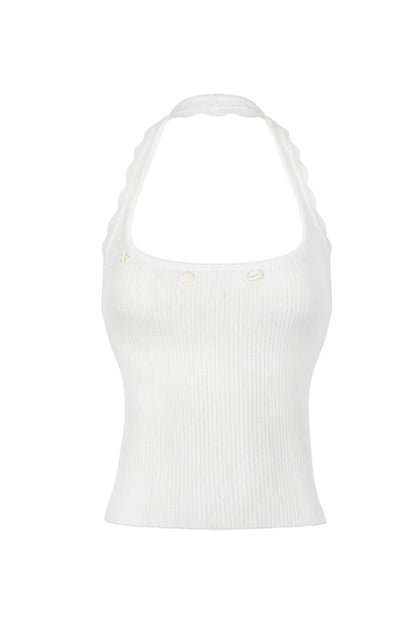 Summer Shell Halter Top