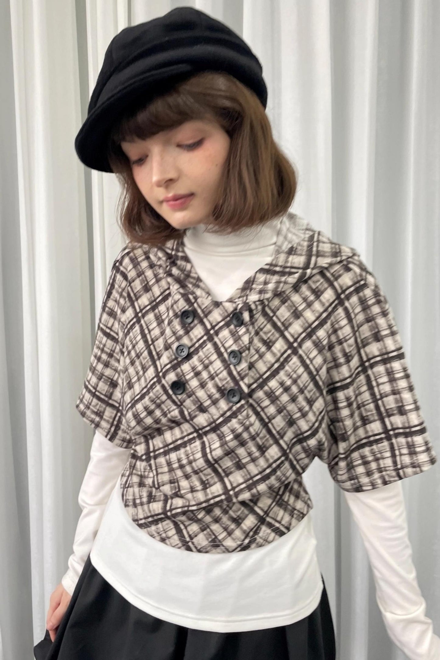 Striped Hooded Sweatshirt