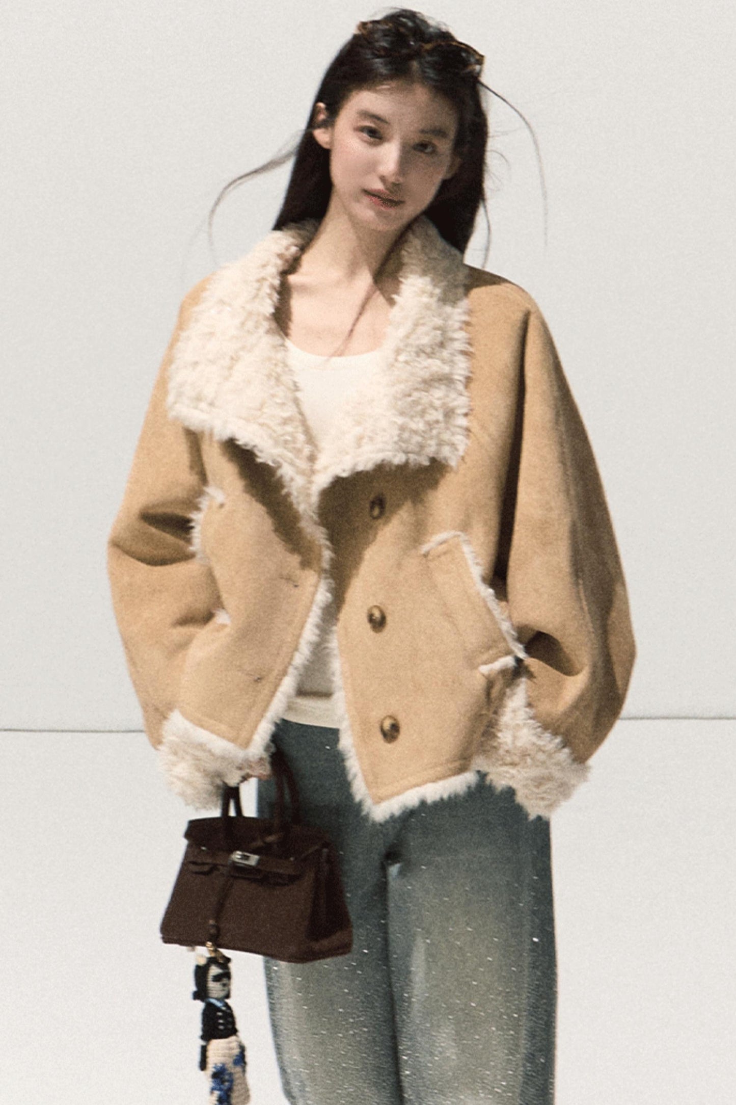 Wool Slim-Fit Lace Top