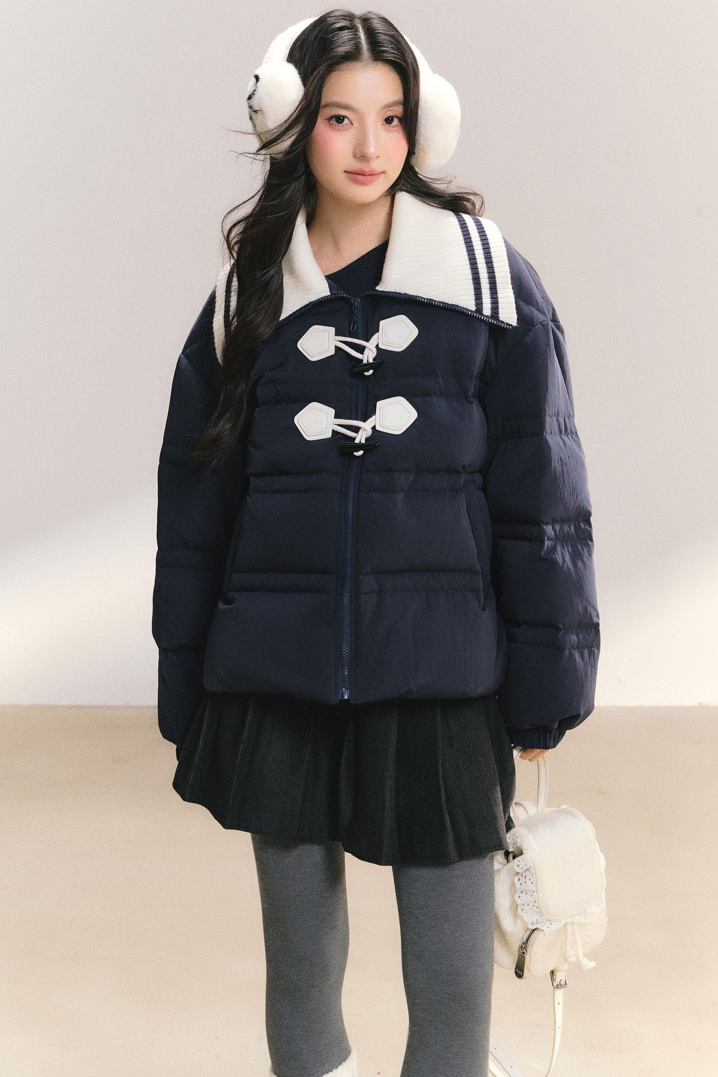 Sailor Collar Duffle Coat
