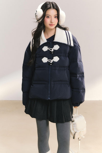 Sailor Collar Duffle Coat