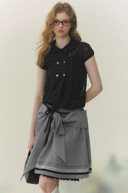 Ivory Doll Collar Blouse