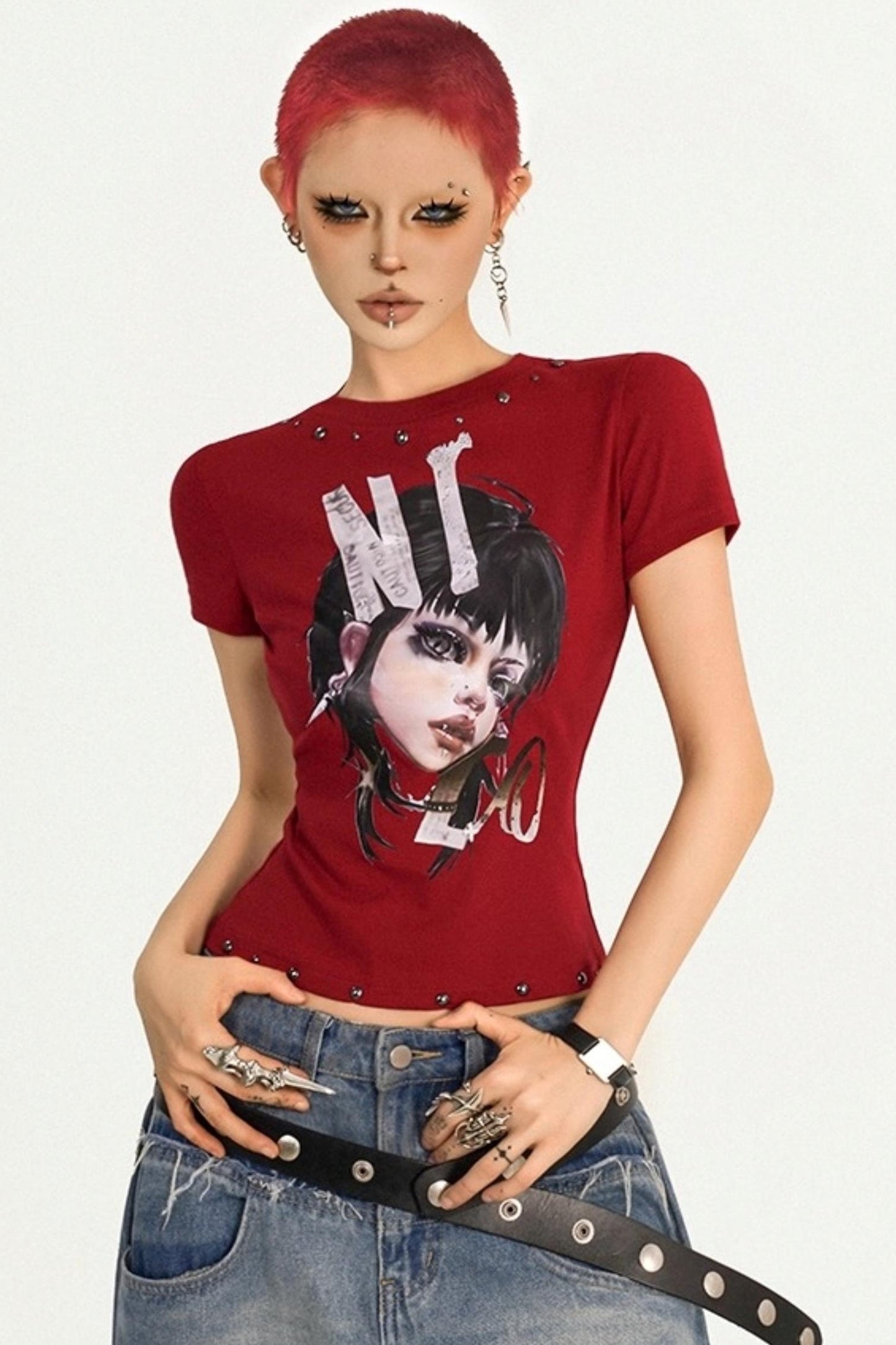 Punk Shoulder T-Shirt