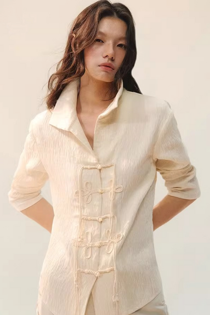 Pleated Shadow Shirt