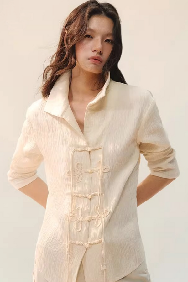 Pleated Shadow Shirt