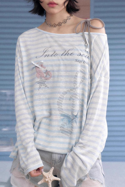 Ocean Striped Summer Smock Set-Up