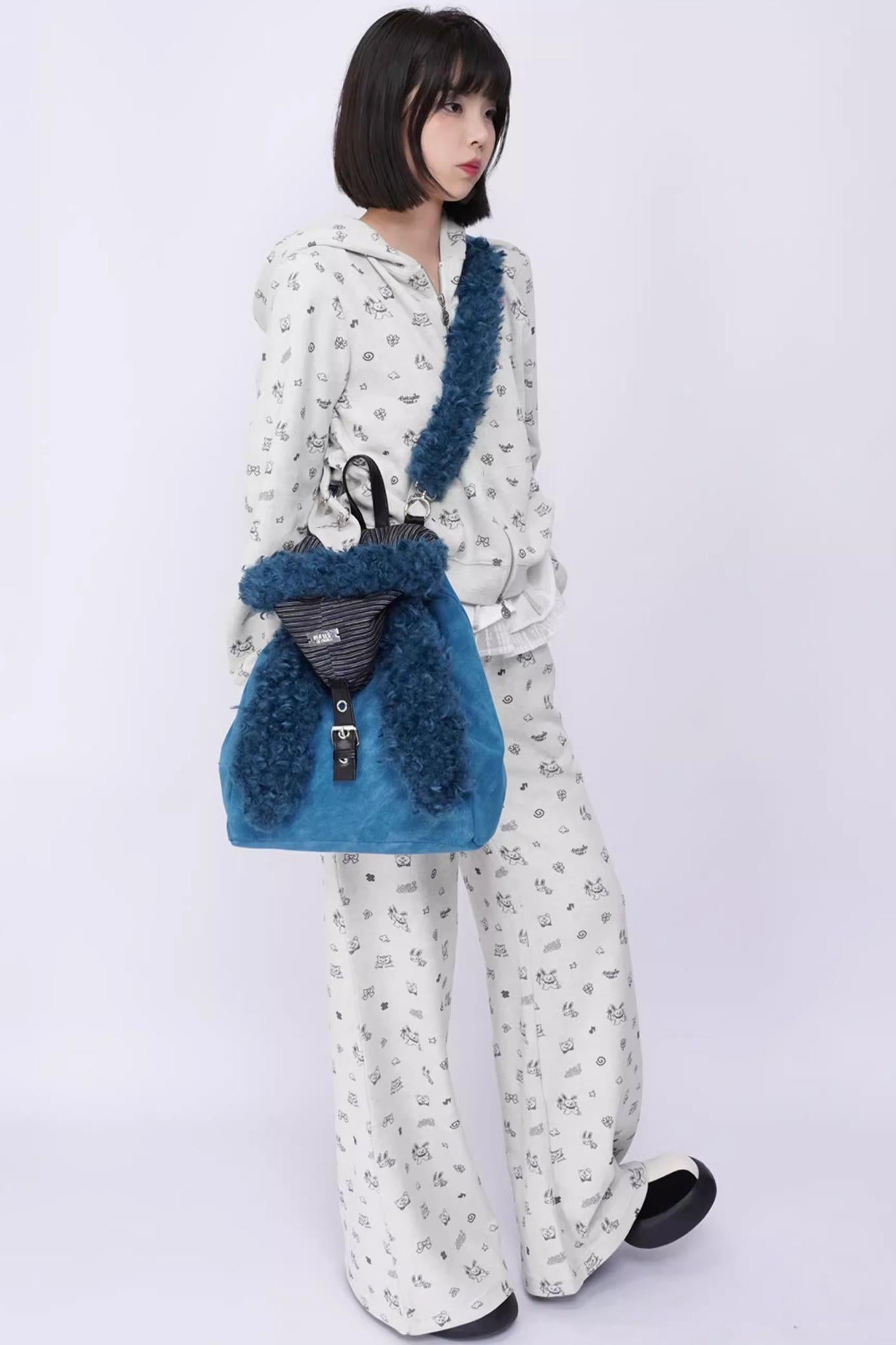 Ear Furry Crossbody Bag