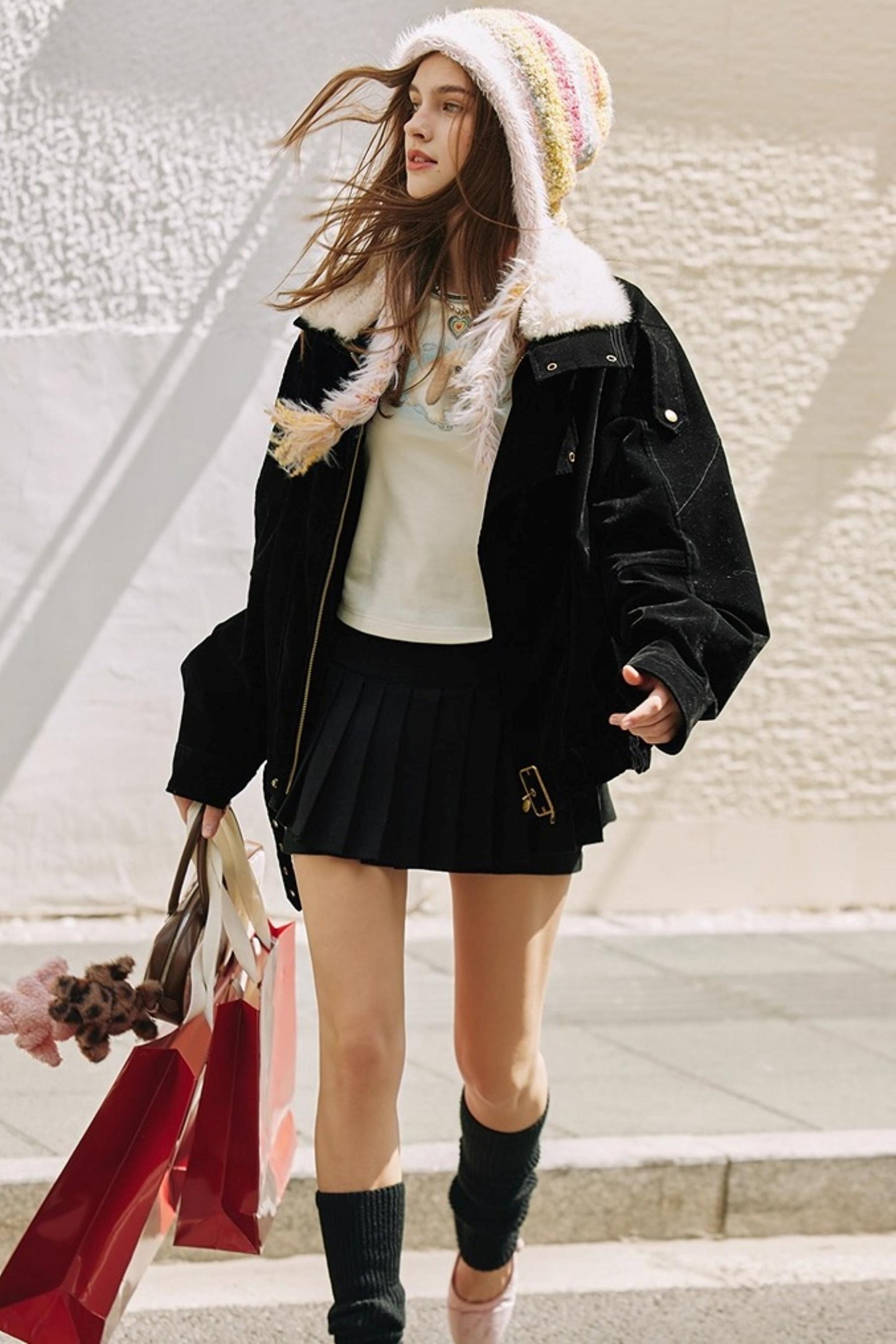 Gradient Knitted Beanie