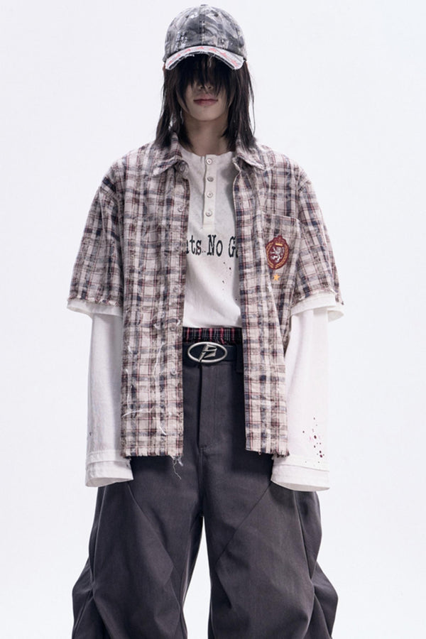 Patchwork Polo Shirt