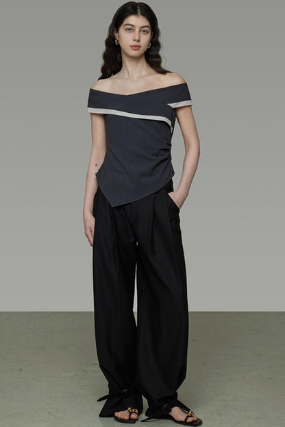 Contrast Color Slim Fit T-Shirt