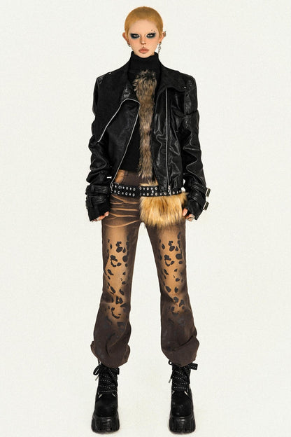 Black Punk Biker Jacket