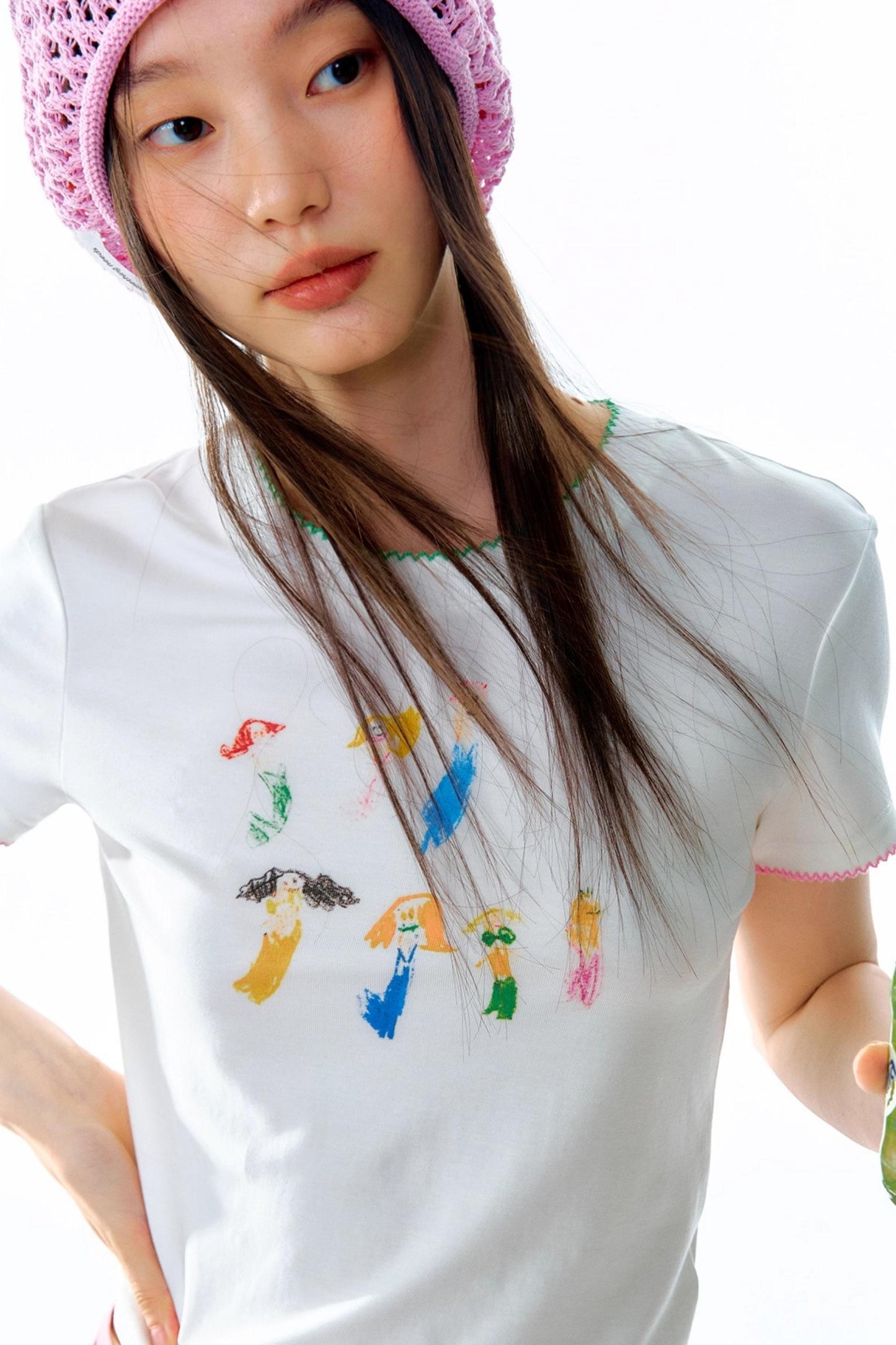 Mermaid Hand-Painted Tee