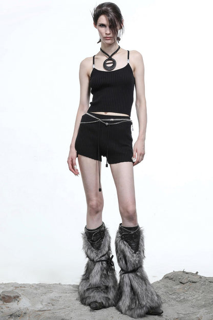 Convincing Wool Knit Halterneck Set-Up