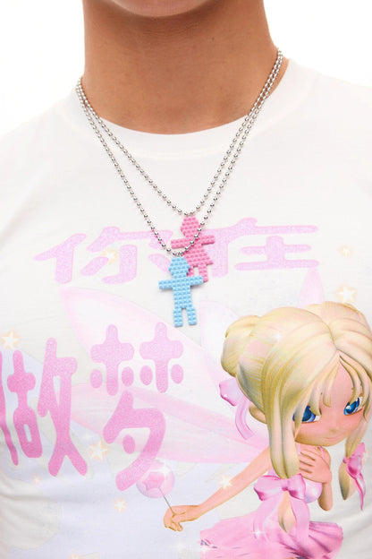 Rivet Humanoid Necklace