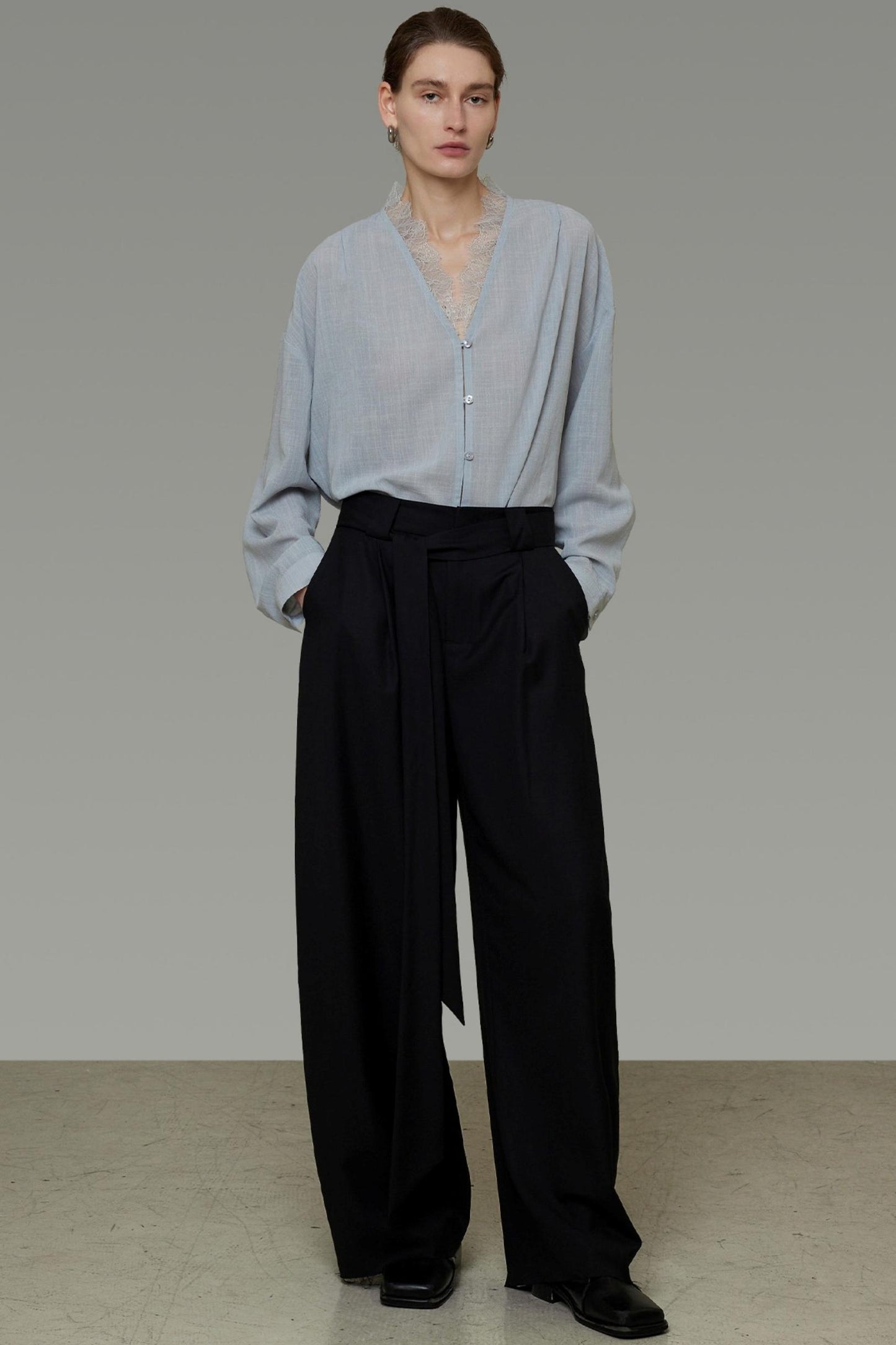 Autumn Lace V-Neck Top