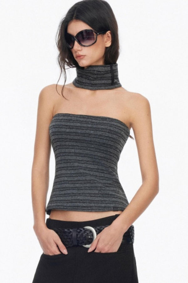 Knitted Bandeau Slim Inner Top