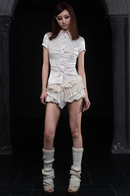 Satin Lace Doll Blouse