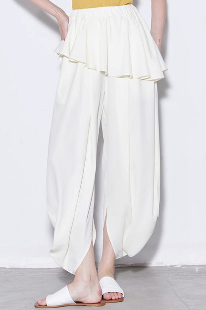 Airy Ruffle Pants
