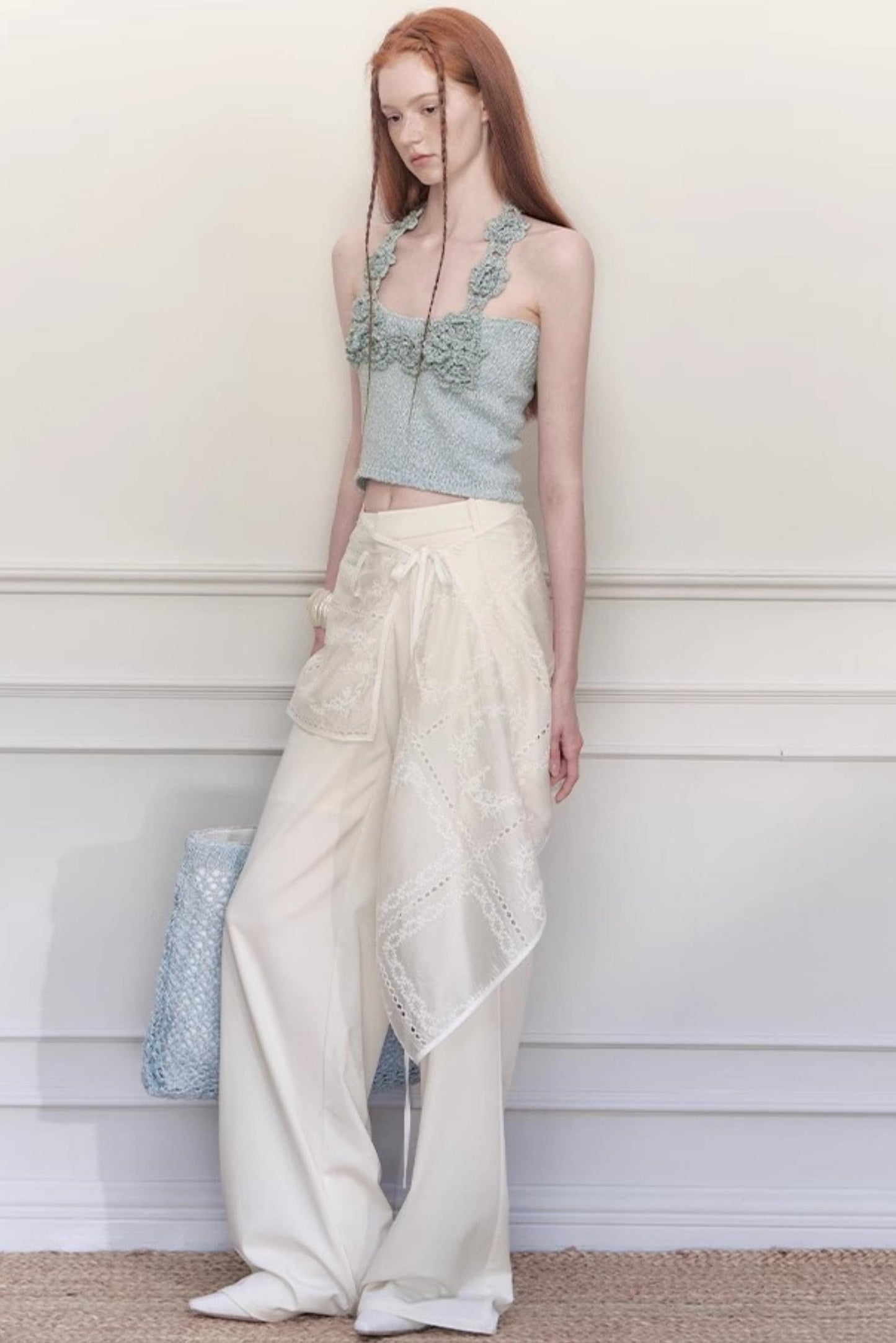 Summer Halter Knit Top