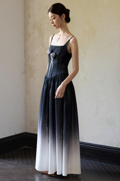 Romantic Tulip Halter Dress