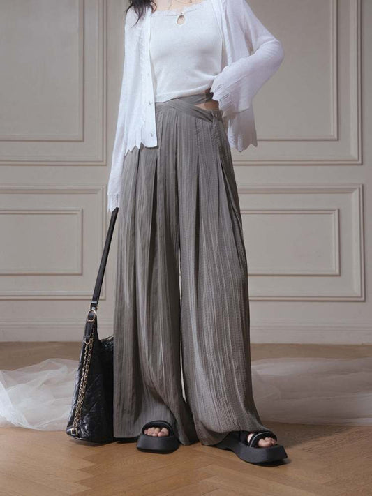 Pleated Loose Wide Pants