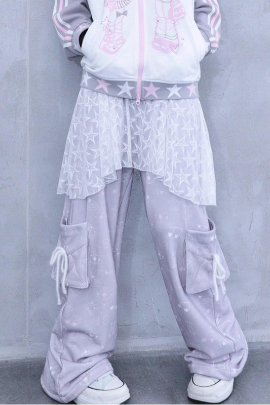 Dream Lace Envelope Skirt Pants