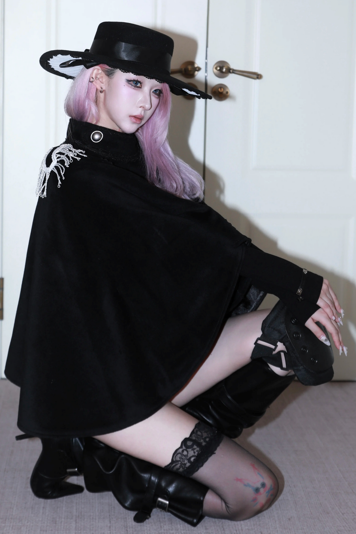 Detachable Tassel Cape