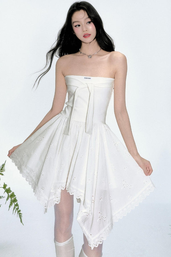 Feather Tie Dress