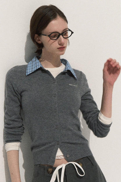 Slim Fit Wool Knit Top