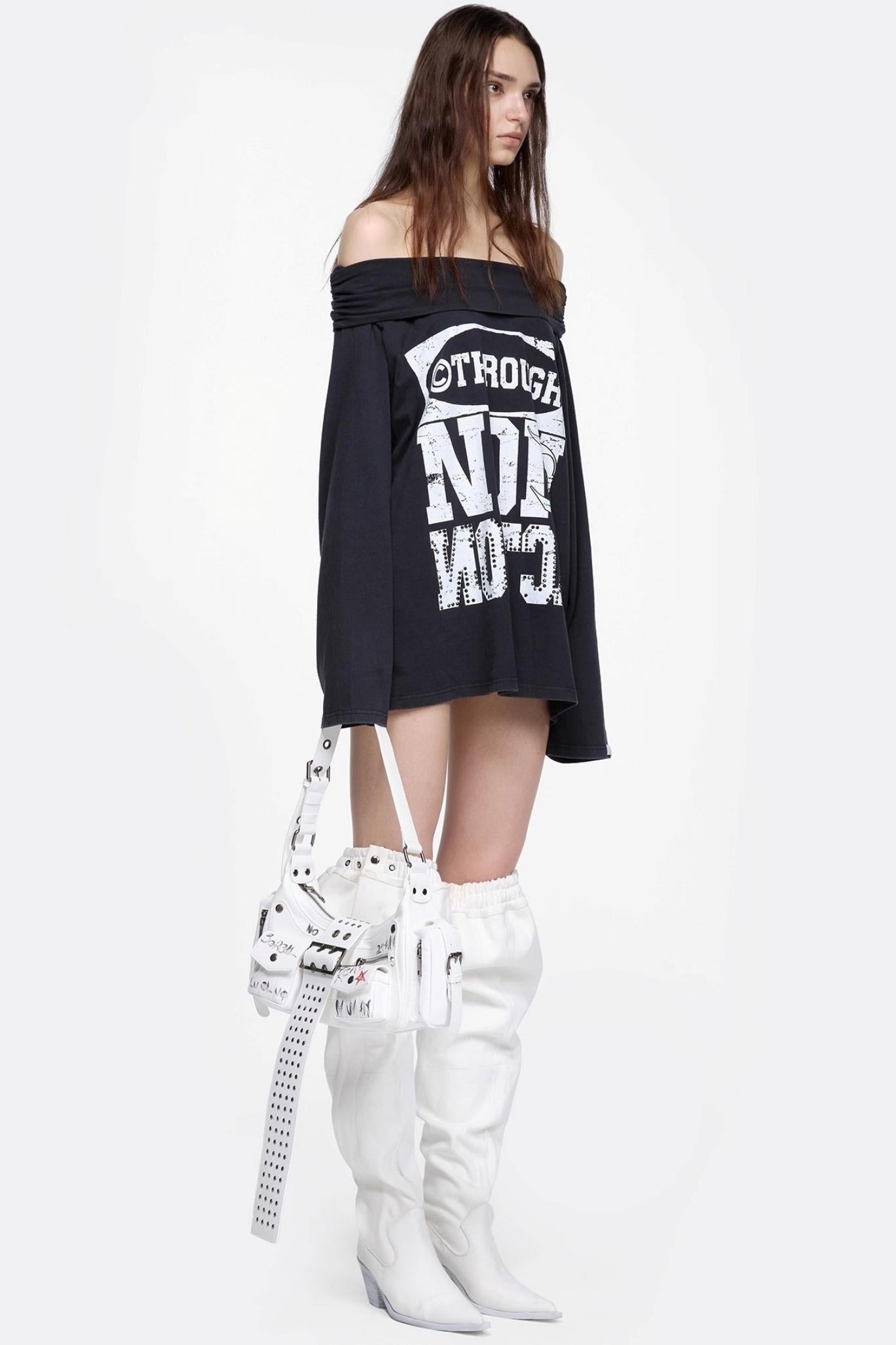 Spice Girl One-Shoulder T-Shirt