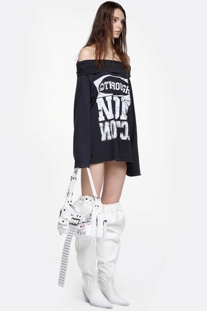 Spice Girl One-Shoulder T-Shirt