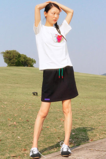 Hand-Painted Strawberry Tee