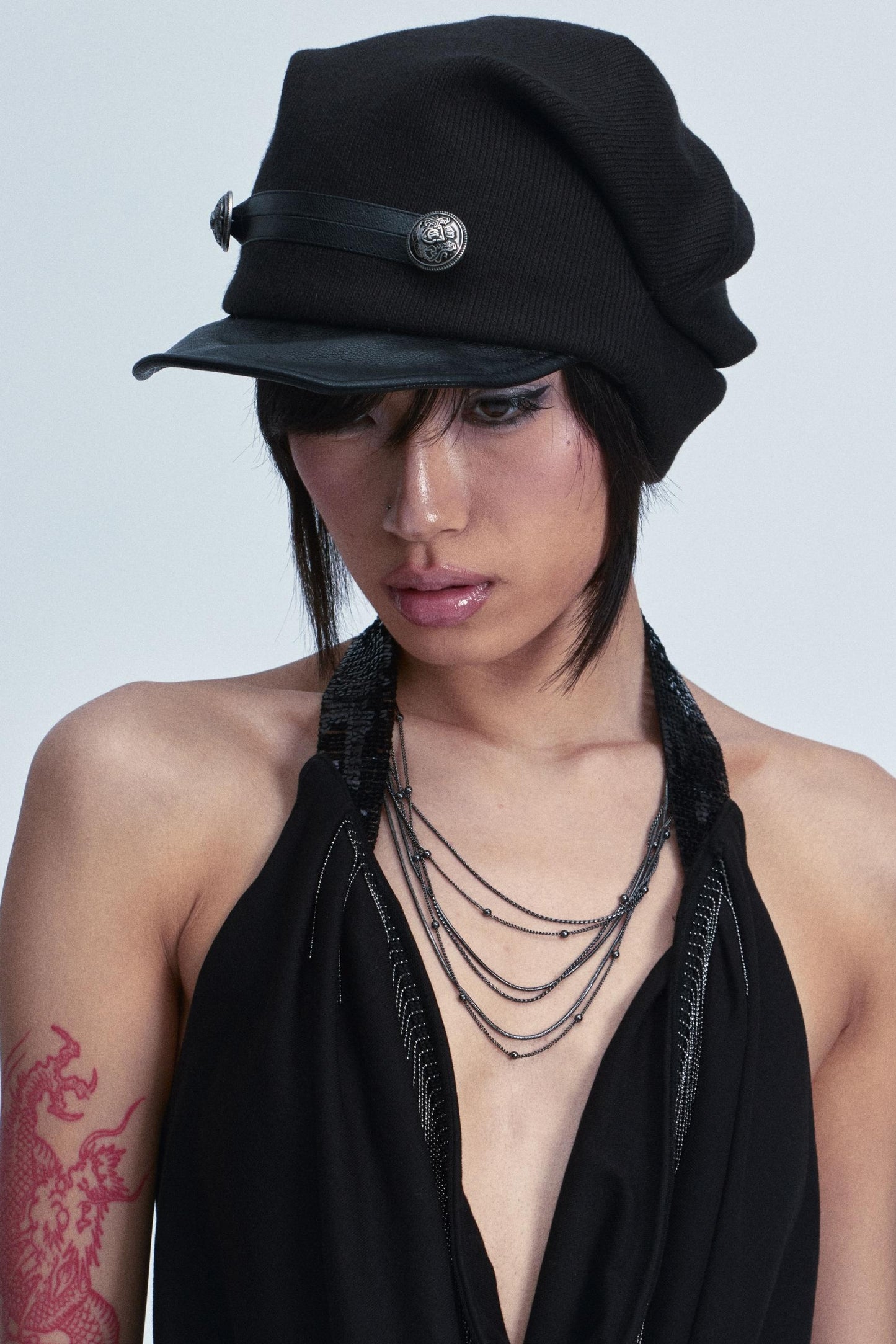 Retro Knitted Patchwork Hat