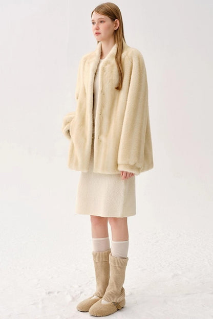 Retro Wool Knitted Cardigan Set-Up